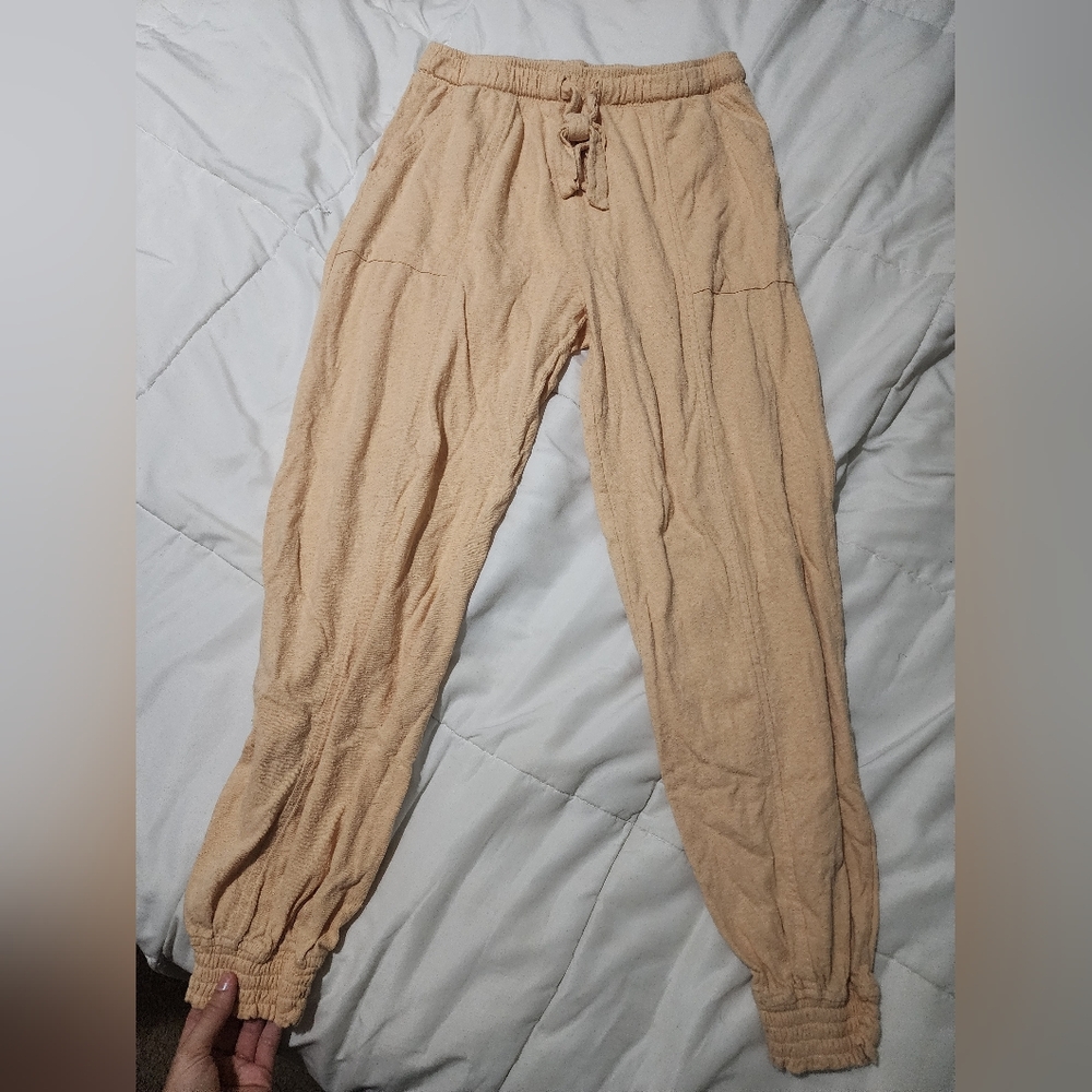 Aerie Light Orange Joggers